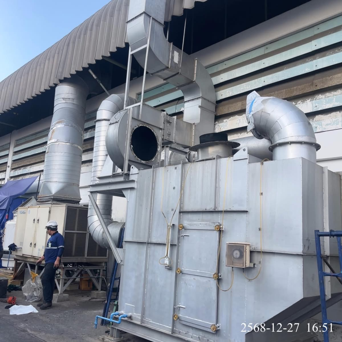 ตรวจสภาพเครื่อง Dust Collector